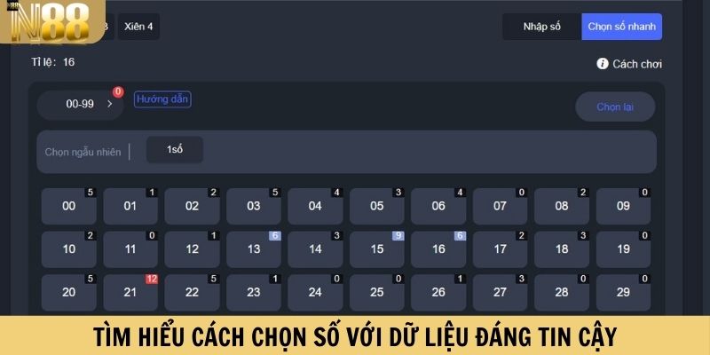 Tìm hiểu cách chọn số với dữ liệu đáng tin cậy