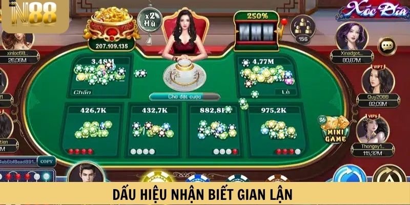 Dấu hiệu nhận biết gian lận